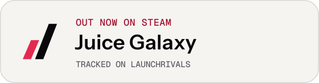 Light launch badge for Juice Galaxy