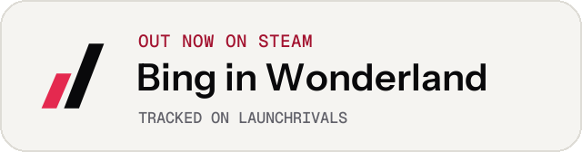 Light launch badge for Bing in Wonderland