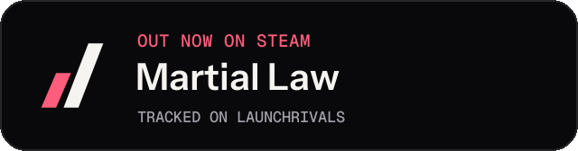 Dark launch badge for Martial Law