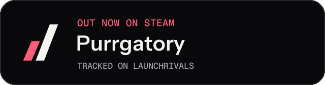 Dark launch badge for Purrgatory