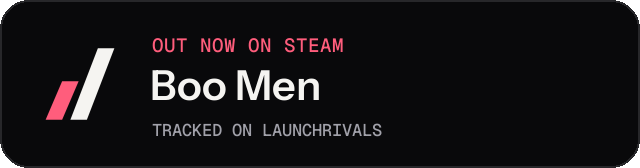 Dark launch badge for Boo Men