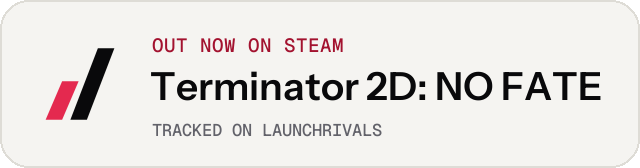 Light launch badge for Terminator 2D: NO FATE