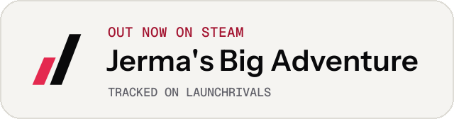 Light launch badge for Jerma's Big Adventure