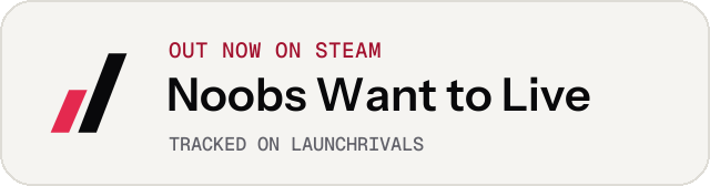 Light launch badge for Noobs Want to Live