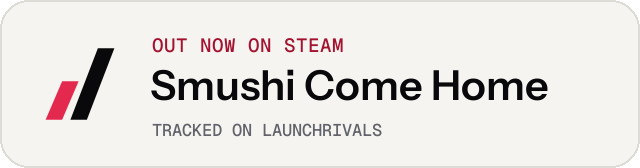 Light launch badge for Smushi Come Home