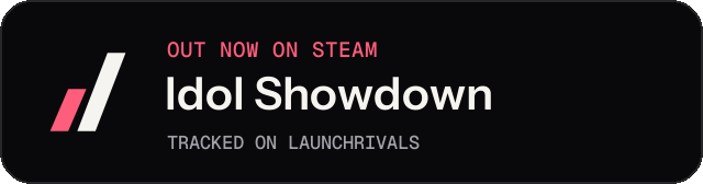 Dark launch badge for Idol Showdown