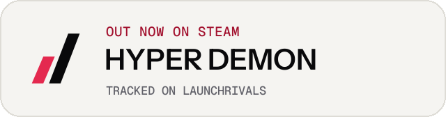 Light launch badge for HYPER DEMON