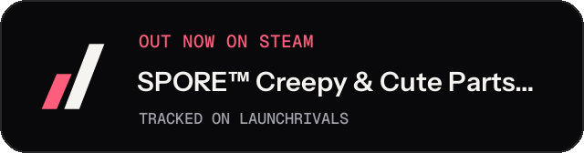 Dark launch badge for SPORE™ Creepy & Cute Parts Pack