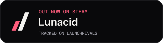 Dark launch badge for Lunacid