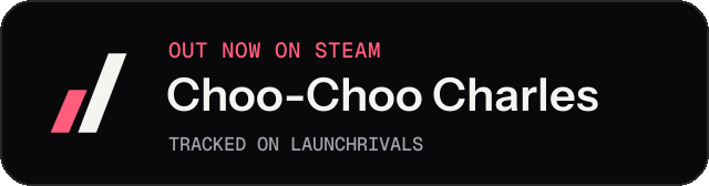 Dark launch badge for Choo-Choo Charles