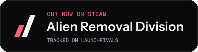 Dark launch badge for Alien Removal Division