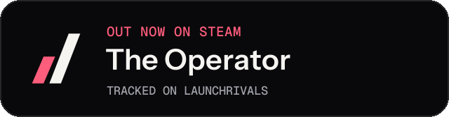 Dark launch badge for The Operator