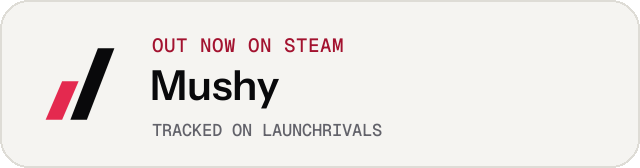 Light launch badge for Mushy