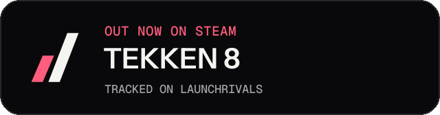 Dark launch badge for TEKKEN 8