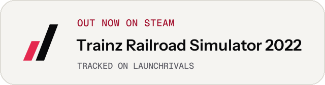 Light launch badge for Trainz Railroad Simulator 2022