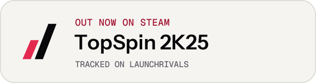 Light launch badge for TopSpin 2K25