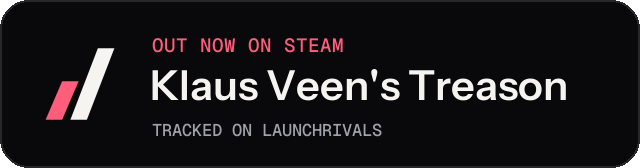 Dark launch badge for Klaus Veen's Treason