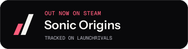Dark launch badge for Sonic Origins