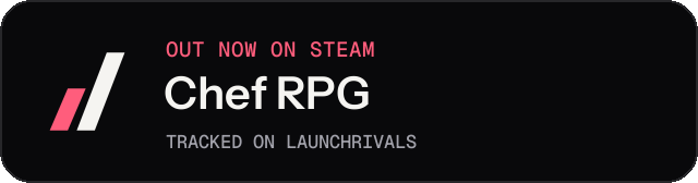 Dark launch badge for Chef RPG