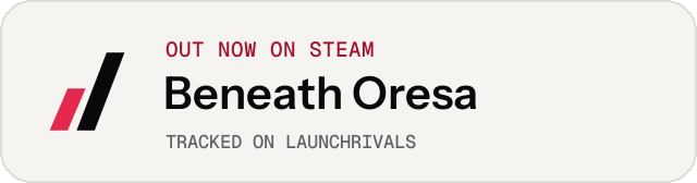 Light launch badge for Beneath Oresa