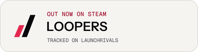 Light launch badge for LOOPERS