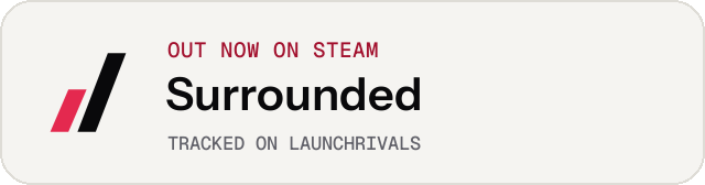 Light launch badge for Surrounded