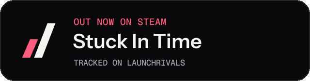 Dark launch badge for Stuck In Time