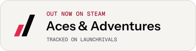 Light launch badge for Aces & Adventures