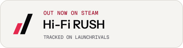 Light launch badge for Hi-Fi RUSH