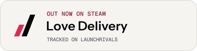 Light launch badge for Love Delivery