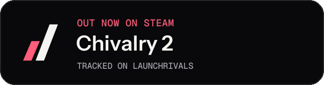 Dark launch badge for Chivalry 2