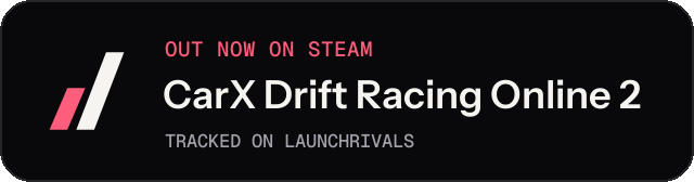 Dark launch badge for CarX Drift Racing Online 2