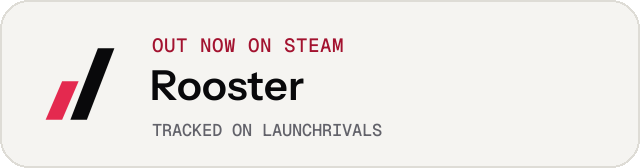 Light launch badge for Rooster
