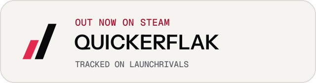 Light launch badge for QUICKERFLAK