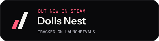 Dark launch badge for Dolls Nest
