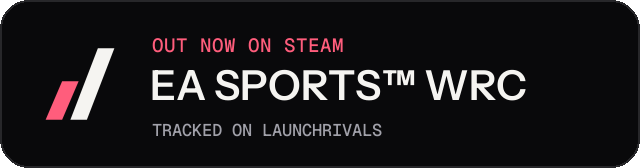 Dark launch badge for EA SPORTS™ WRC