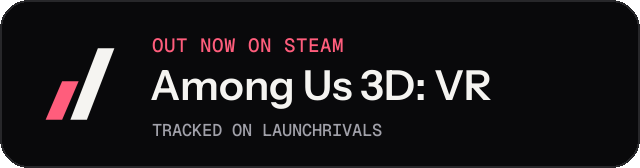 Dark launch badge for Among Us 3D: VR