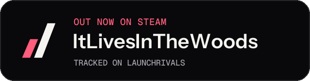 Dark launch badge for ItLivesInTheWoods