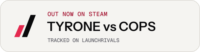 Light launch badge for TYRONE vs COPS