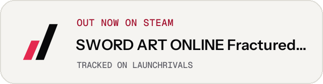 Light launch badge for SWORD ART ONLINE Fractured Daydream