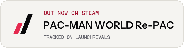 Light launch badge for PAC-MAN WORLD Re-PAC
