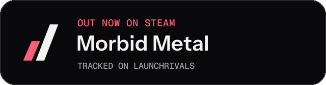 Dark launch badge for Morbid Metal