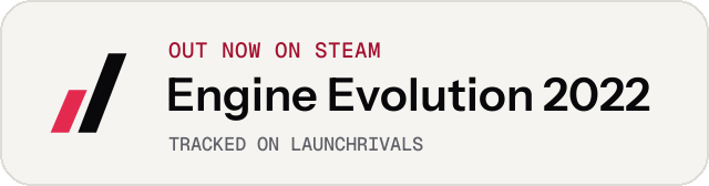 Light launch badge for Engine Evolution 2022