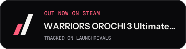 Dark launch badge for WARRIORS OROCHI 3 Ultimate Definitive Edition