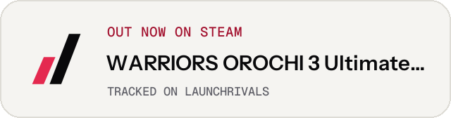 Light launch badge for WARRIORS OROCHI 3 Ultimate Definitive Edition