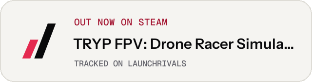 Light launch badge for TRYP FPV: Drone Racer Simulator