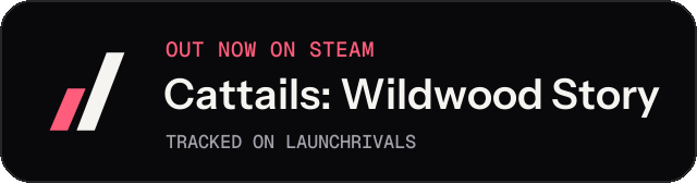 Dark launch badge for Cattails: Wildwood Story