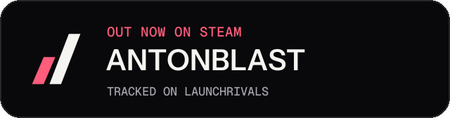 Dark launch badge for ANTONBLAST