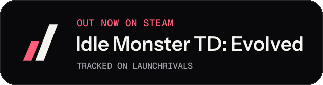 Dark launch badge for Idle Monster TD: Evolved