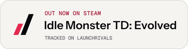 Light launch badge for Idle Monster TD: Evolved
